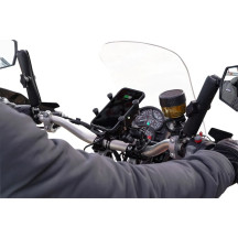 Tough-Charge™ Waterproof Wireless Charging Mount — fits phones 2.375–3.25 in wide, up to 0.875 in deep, Black