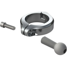 Kit de abrazadera de aluminio — 39 mm (1-1/2"), cromado