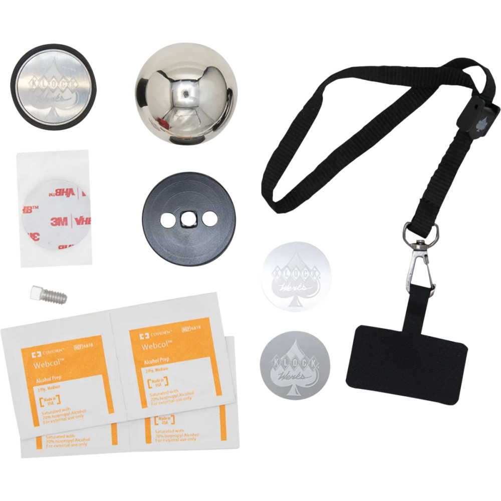 Universal iOmount™ Mount — Adhesive and U-bolt mount, Black