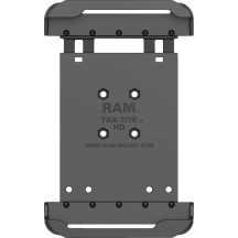 Tab-Tite™ Spring Loaded Holder — fits 7–8 in tablets, Black