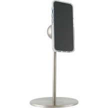 iOstand™ — Magnetic mount, Universal cradle, Polished stainless steel
