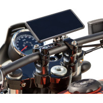 Bar Clamp Mount Pro — Handlebar clamp, Black, Polished