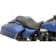 Forward Positioned 2-Up Low Profile Touring Leather Seat — Overall length 30-1/2" (77.5 cm), Black