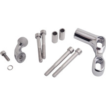 Offset Perch Mount — Chrome, aluminum