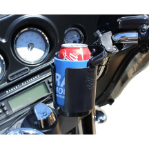 Tough-Claw™ Mount with Level Cup™ Drink Holder — Clamp 5/8"–1-1/2", fits 2-1/2"–3-1/2", Black
