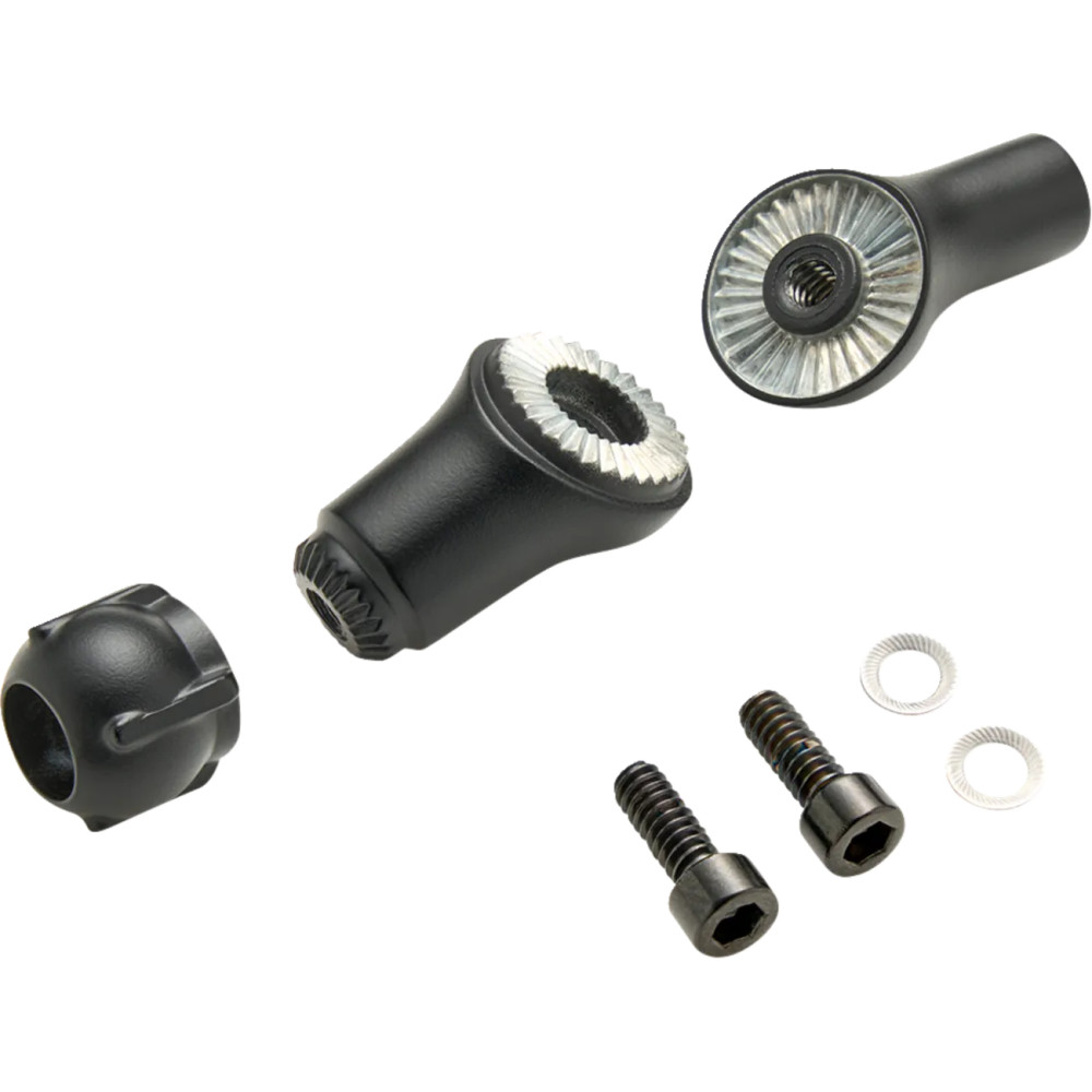 Junta de poste Adjust-A-Ball — negro, pulido