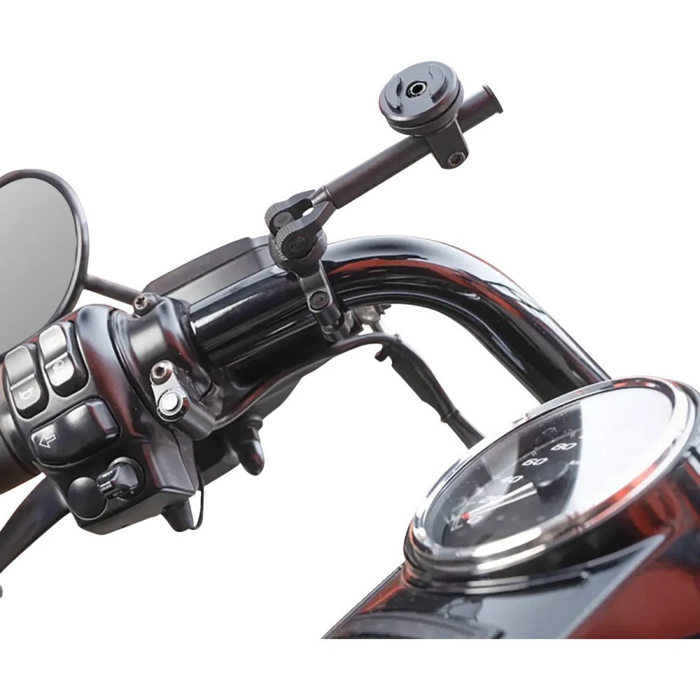 3D Phone Mount — fits 31.8 mm and 39 mm handlebars, Black