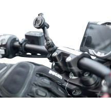 3D Phone Mount — fits 31.8 mm and 39 mm handlebars, Black