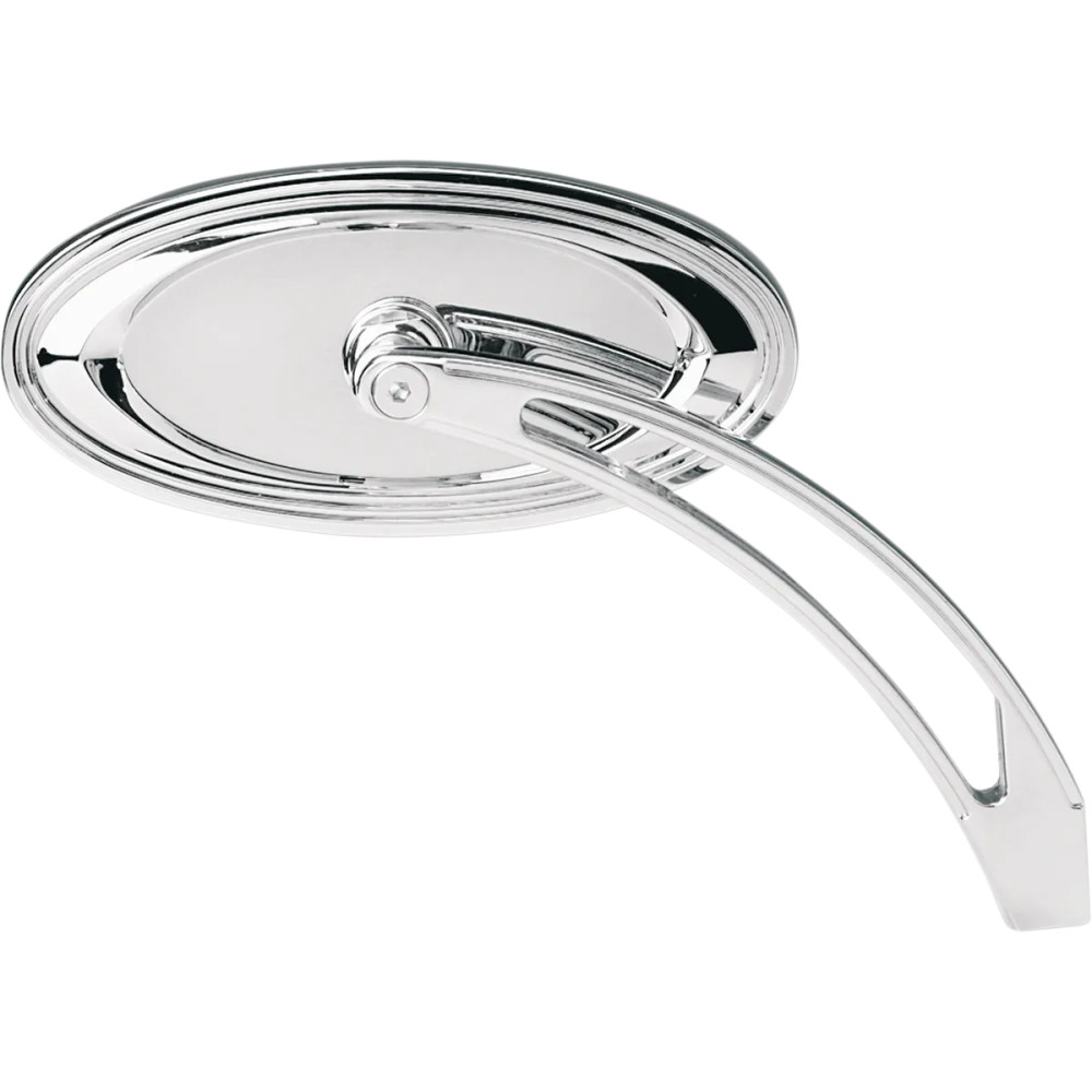 Chrome Mirror — 13 cm (5") width, 64 mm (2.5") height, screw-in mount