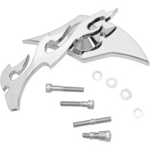 Billet Aluminum Mirror — 69.85 mm (2-3/4") head, screw-in mount