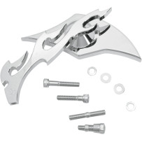 Billet Aluminum Mirror — 69.85 mm (2-3/4") head, screw-in mount