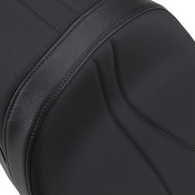 Low Profile Touring Seat — Black, Fits Paul Yaffee Stretch Tank, 69 cm (27-1/4")