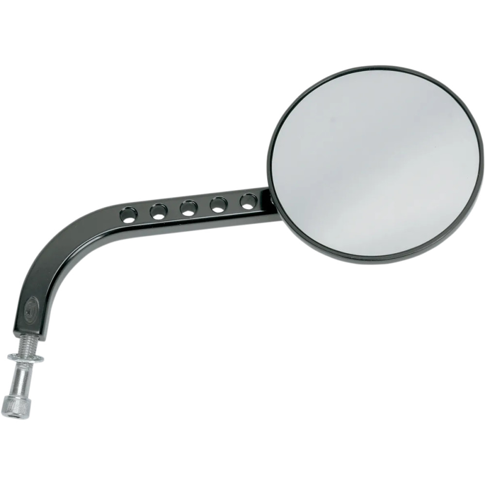 ViewTech 7 Billet Mirror — 83 mm (3-1/4"), Screw-In, Black anodized