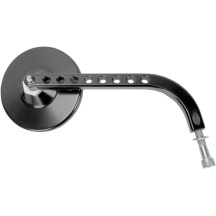 ViewTech 7 Billet Mirror — 83 mm (3-1/4"), Screw-In, Black anodized