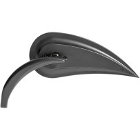 Rad III Mirror — 7" W x 3" H, 5/16"-18, Black powder-coated