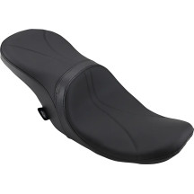 Low Profile Touring Seat — 27-1/4" overall, 13" driver width, Touring fit, Black