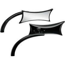 Micro-Mirror — 95.25 mm x 38.1 mm, Black powder-coated