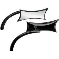 Micro-Mirror — 95.25 mm x 38.1 mm, Black powder-coated