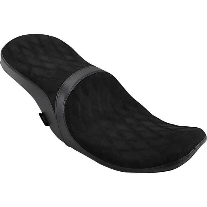 Low Profile Touring Seat — Black, 69 cm (27-1/4"), fits Paul Yaffee Stretch Tank