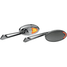 Custom LED Accent Mirrors — 76 mm (3"), 14 cm (5.5"), 5/16"-18, Chrome