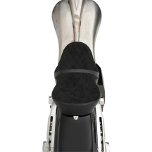 Low Profile Touring Seat — 69 cm (27-1/4") overall, 2-Up, Black, Fits custom tank
