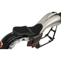 Low Profile Touring Seat — Black, 69 cm (27-1/4"), fits Paul Yaffee Stretch Tank