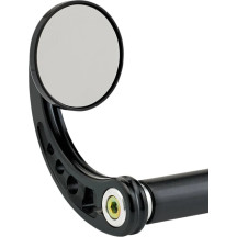 Bar End Mirror — 57 mm, handlebar end mount, black anodized
