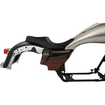 Low Profile Touring Seat — Black, 69 cm (27-1/4"), fits Paul Yaffee Stretch Tank