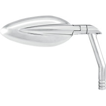 Vision Series Mirror — Chrome, screw-in mount, 1-3/4" head height, 4-1/2" head width