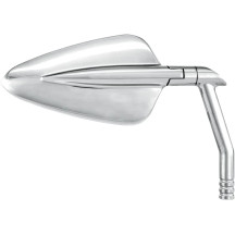 Vision Series Mirror — 69.85 mm height, 127 mm width, Chrome/Silver