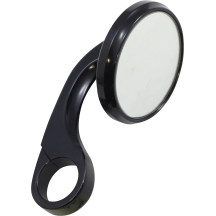 Clamp-On Shooter Mirror — 64 mm (2-1/2") head, 25 mm (1") clamp, Black gloss