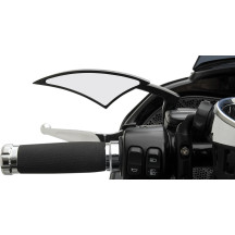 Power Mirrors — Black anodized, screw-in mount, pair