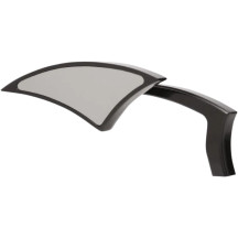 Power Mirrors — Black anodized, screw-in mount, pair