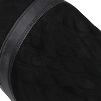 Low Profile Touring Seat — Fits Arlen Ness 70-700 Winged Stretch Gas Tank, Overall length 27"