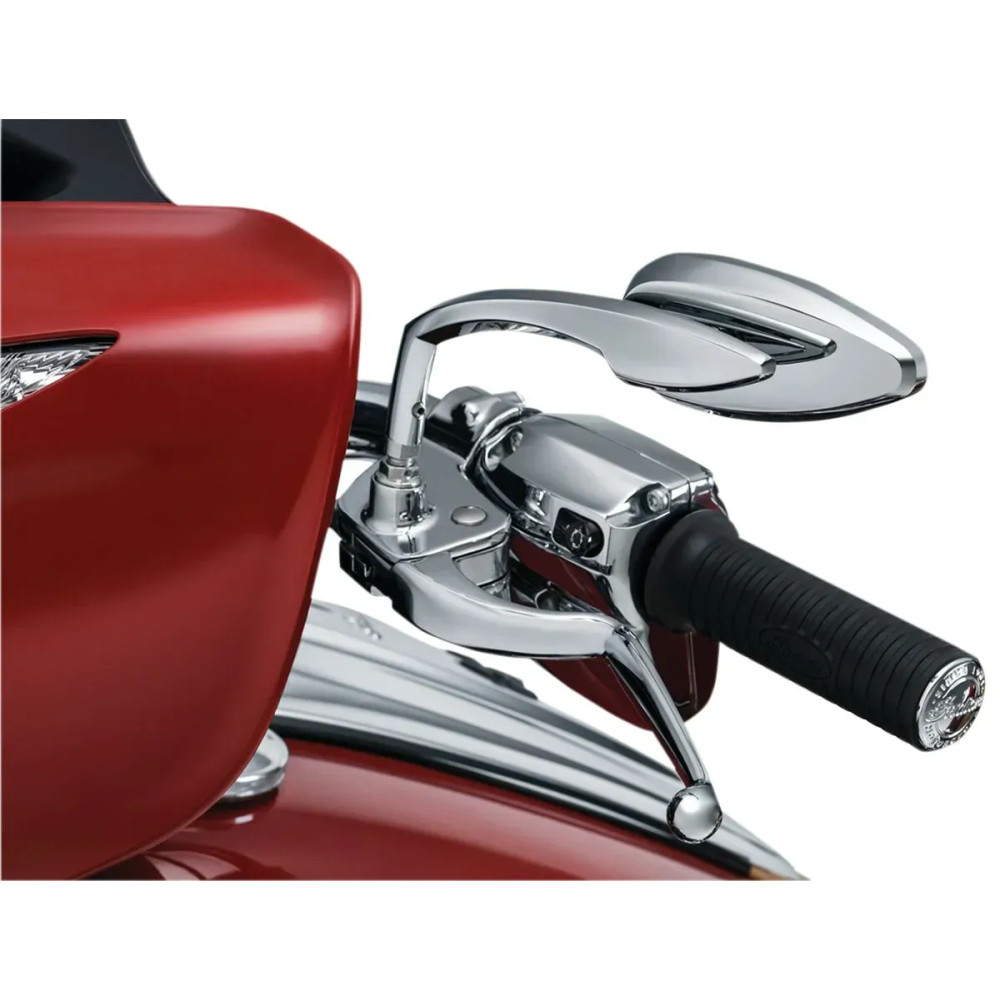 Teardrop Mirrors — 5" W x 2" H, Screw-In mount