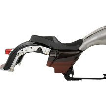 Low Profile Touring Seat — 32 cm (12.5") driver length, 33 cm (13") driver width, Fits Arlen Ness 70-700 tank