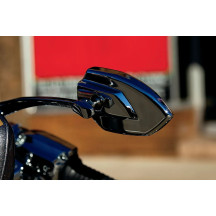 Phantom Mirrors — 70 mm (2-3/4") head, Black anodized