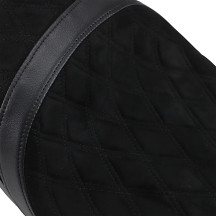 Low Profile Touring Seat — 32 cm (12.5") driver length, 33 cm (13") driver width, Fits Arlen Ness 70-700 tank