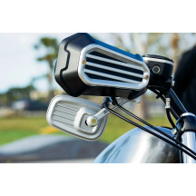 Dillinger Mirror — 89 mm head, 140 mm width, requires adapters