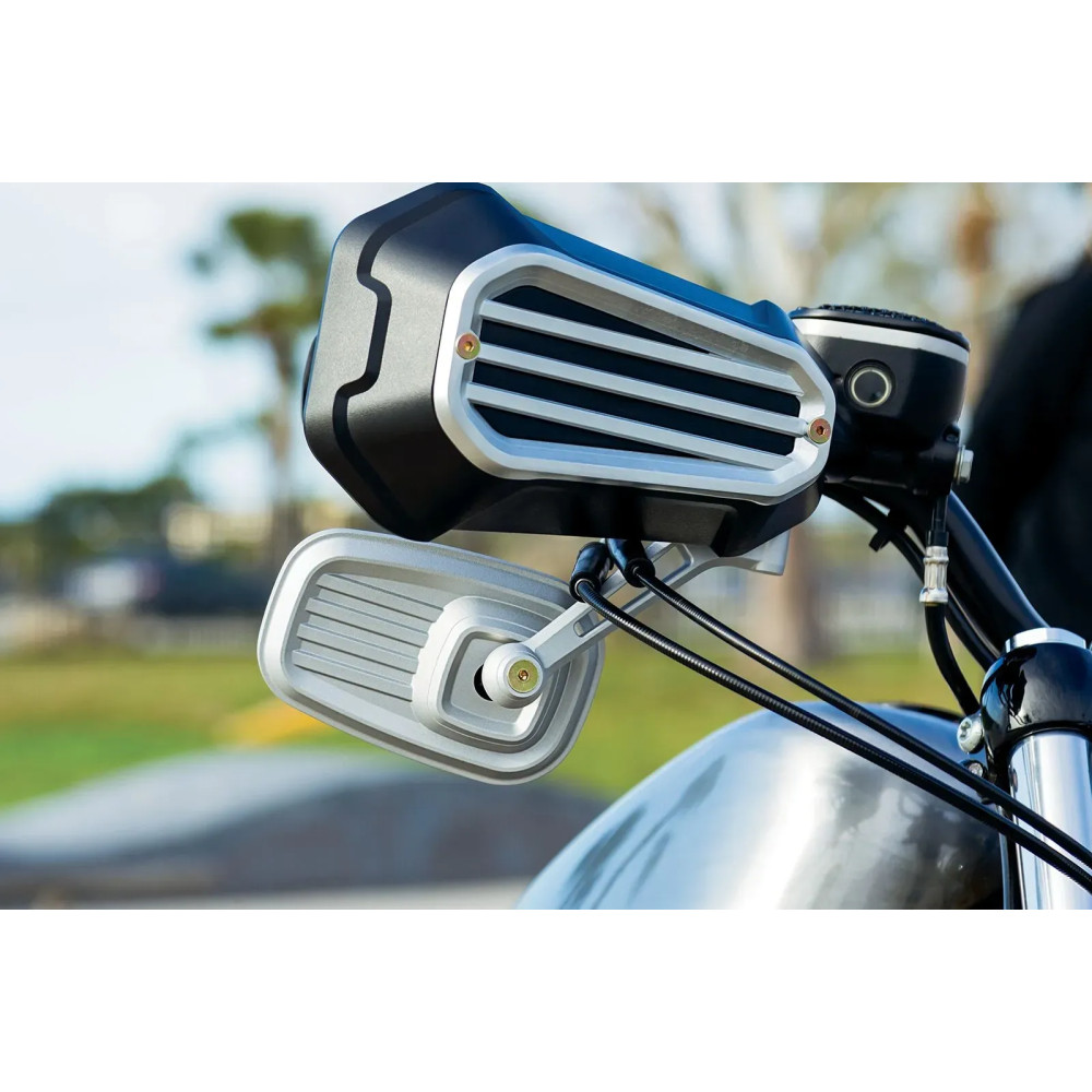 Dillinger Mirror — 89 mm head, 140 mm width, requires adapters