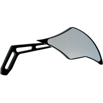 Billet Aluminum Mirror — Screw-in mount, Head 69.85 mm × 181 mm, Stem 165 mm, Black matte