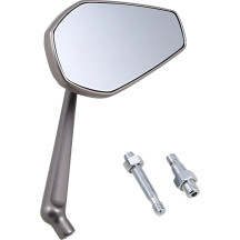 Mini Stocker Mirror — 2.75" head height, 4.5" head width, Anodized silver