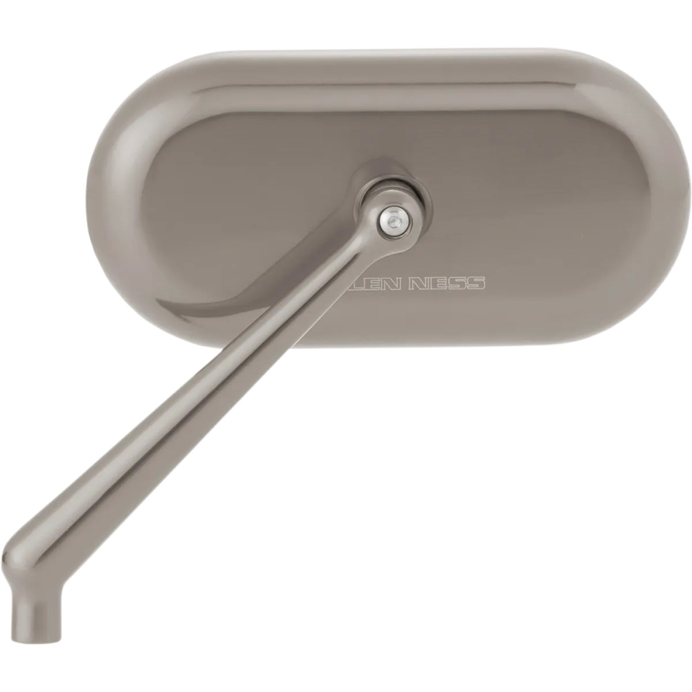 Oval Mirror — 14 cm (5-1/2") head, Screw-In mount, Anodized Titanium