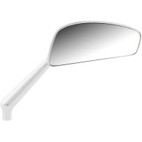Tearchop Mirror — 52.32 mm H, 117.9 mm W, 102.4 mm stem, Chrome
