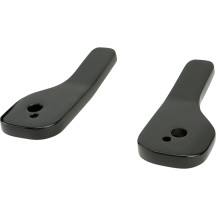 Mirror Drop Down Brackets — black matte, pair