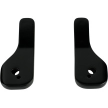 Mirror Drop Down Brackets — black matte, pair