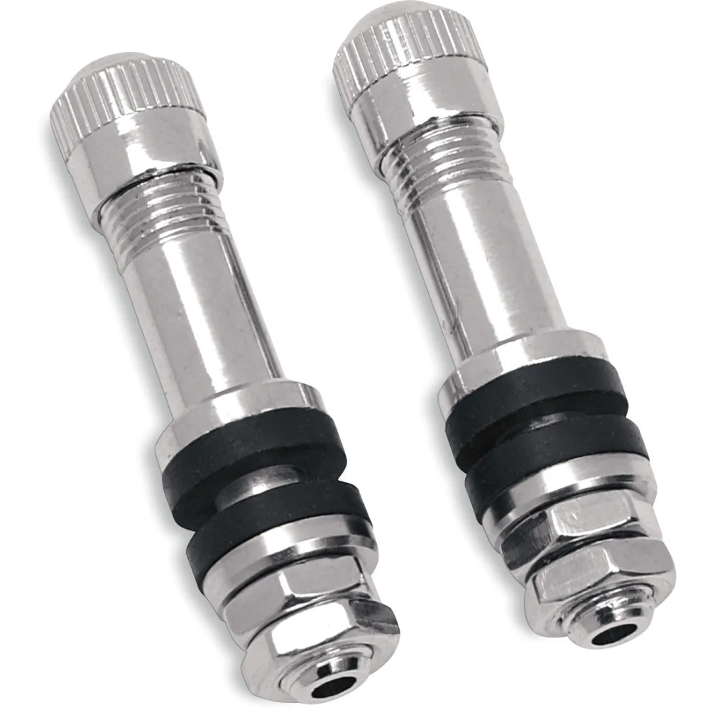 Bolt-In Valve Stem — 6.1 mm hole, Chrome