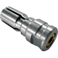 Soporte interno para espejo de extremo de manillar — .650"–.750" (16.5–19 mm), 7/8", plateado