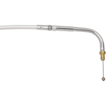 Sterling Chromite II® Braided Cable for Harley-Davidson — 34.75 in housing, 5 in travel, 90° elbow