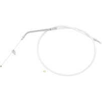 Sterling Chromite II® Braided Cable for Harley-Davidson — 30" (76 cm) housing, Chrome finish